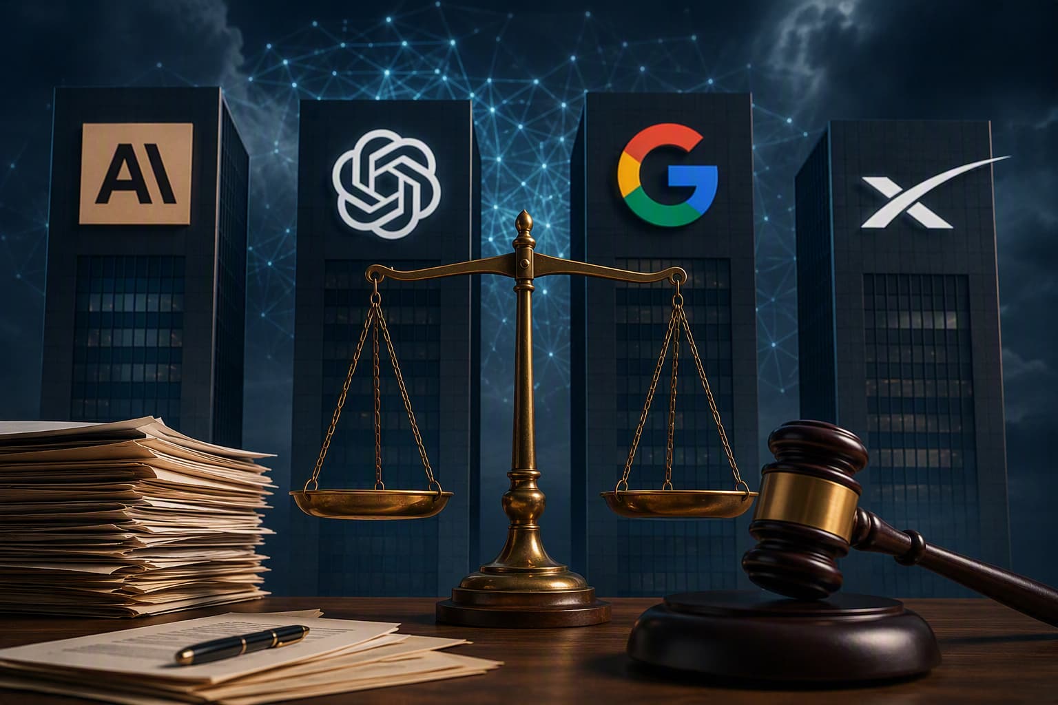 Anthropic, OpenAI, Google e SpaceX viram alvo de ação por desacelerar IA